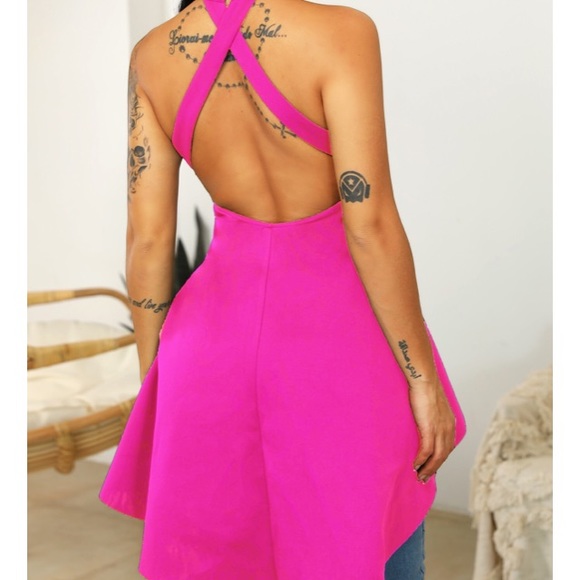 SLEEVELESS CRISSCROSS TOP - Picture 2 of 8